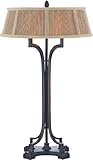Quoizel Q611T Dark Bronze Patina Quoizel Portable Lamp Contemporary / Modern Two Light Up Lighting T Quoizel Q611T Dark Bronze Patina Quoizel Portable Lamp Contemporary / Modern Two Light Up Lighting T