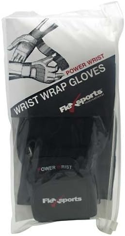 Flexsports International 320098 Power Wrist Sports Gloves - Black, Large by Flexsports International