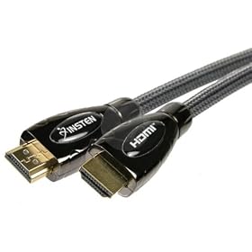 INSTEN Premium HDMI M/M Cable 1.3b, 25 FT - Metal Black