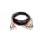 Hosa STP802 4 Channel 1/4 TRS to Dual 1/4 TS Insert Snake 6.5 Ft