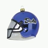 Duke Blue Devils 3 Collegiate Glass Football Helmet Holiday Ornament - NCAA College Athletics