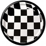 Black Check 7-inch Plates