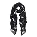 TrendsBlue Premium Stallion Horses Animal Print Scarf, Black