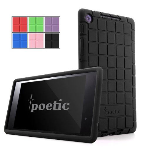 Poetic GraphGrip Case for Google Nexus 7 FHD 2nd Gen 2013 Android Tablet Black (3 Year Manufacturer Warranty From Poetic)