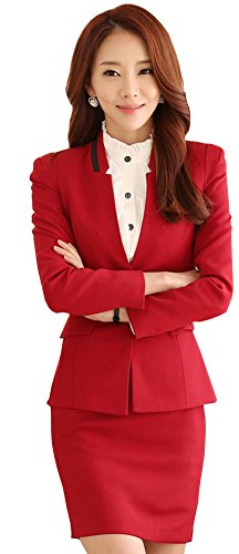 （激情女郎）JIQINGNVLANG レディース OL 上質 スカートスーツ 事務服 パンツスーツ