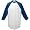 White/navy