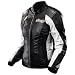 Z1R Women's Nectar Leather Jacket Black/White XL