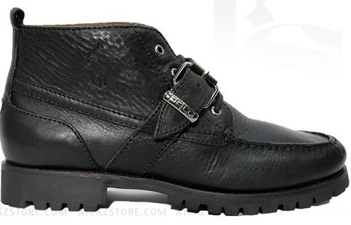 Polo Ralph Lauren Men's Redding Lace-Up Boot,Black,8 M US