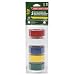 Duck Brand 299022 0.75-Inch-by-12-Feet Multi-Purpose Electrical Tape, 5-Rolls, Assorted Colors