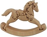 Rocking Horse - Natural Dreams 3D Puzzle - Safe, Non-toxic Toy