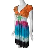 Cute Options Tie-dye High Waist Dress