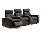 Palliser 40828 Lemans Home Theater Seats in Leather Match - Row of 3