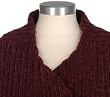 Stan Herman Chenille Wrap Sweater Cardigan