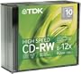 TDK CD-RW 10 pack