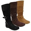 Women's Adi Designs Microsuede D-ring Slouchy Boots