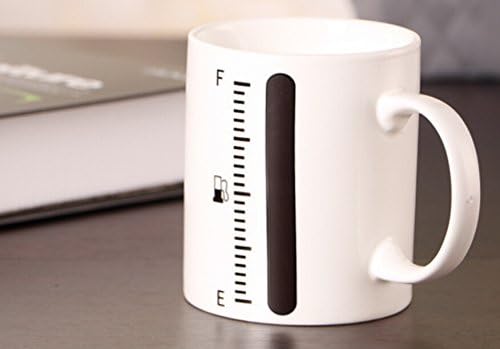 Goodaa MUG CUP COFFEE TEA MAGIC HEAT SENSITIVE HOT CHANGING CERAMIC