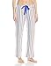 Nautica Sleepwear Women's Knit Multi Stripe Ankle Pant