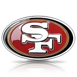 NFL San Francisco 49ers 3D Logo Trailer Tow Hitch Cover, Official Licensed