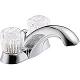 Delta 2522LF-MPU Classic Two Handle Centerset Lavatory Faucet, Chrome by Delta Faucet [並行輸入品]