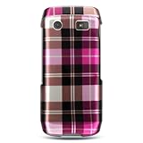 Blackberry Pearl 9100 Crystal Case Hot Pink Checker