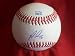 Chicago Cubs Aramis Ramirez Autographed ROLB Baseball, Proof Photo of Aramis Signing for Us.