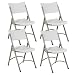 Office Star Blow-Molded Resin Folding Chair (Set of 4)