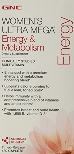 GNC Women s Ultra Mega Energy and Metabolism 180 Caplets