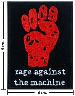 3pcs Rage Against the Machine Music Band Logo Iv Embroidered Patches Iron on Patches
