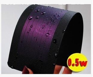 MXSOLAR 10pcs 0.5 W/2V waterproof Amorphous silicon thin film flexible solar panel ETFE laminated