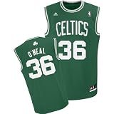 Adidas Boston Celtics Shaquille O'neal New Replica Road Jersey Large