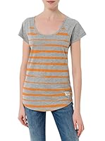 Cross Camiseta Manga Corta (Gris Jaspeado)