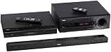 Yamaha YHTS 1400 Blu Ray Heimkinosystem (BluRay Player, Soundbar, Receiver mit integriertem Subwoofer) schwarz