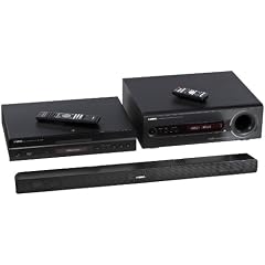 Yamaha YHTS 1400 Blu Ray Heimkinosystem (BluRay Player, Soundbar, Receiver mit integriertem Subwoofer) schwarz