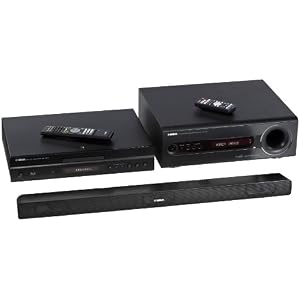Yamaha YHTS 1400 3.1 Blu Ray Heimkinosystem (BluRay Player, Soundbar, Receiver mit integriertem Subwoofer) schwarz Yamaha YHTS 1400 3.1 Blu Ray Heimkinosystem (BluRay Player, Soundbar, Receiver mit integriertem Subwoofer) schwarz