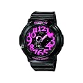 Casio Baby-G - Reloj anal�gico - digital de mujer de cuarzo con correa de resina negra (alarma, cron�metro, luz) - sumergible a 100 metros