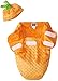 Mud Pie Unisex-Baby Newborn Pumpkin Bunting Set, Orange, 0-3 Months