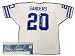 Barry Sanders Detroit Lions Autographed White Jersey
