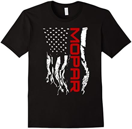 Men's Mopar Flag T-Shirt XL Black