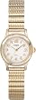 Timex Women's Elevated Classics T2H691 Gold Gold Tone Quartz Watch with White Dial