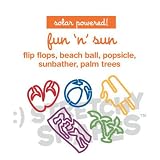 Stretchy Shapes Silly Bands, Animal Bands 20 Band Pack, Fun in The Sun Flip Flops, Beach Ball, Popsicle, Sunbather, Palm Trees Solar Powered Wear 'em in the Sun and Watch the Colors Change
