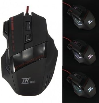3200 DPI 7D USB Optical Wired Gaming Mouse With LED Light