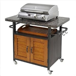Legacy 20 Electric Grill and Balcony Bistro Cart by 