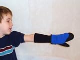 SnowStoppers STAY-ON Small Royal Blue Fleece Mittens, Ages 2-4