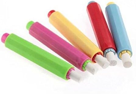 5pcs Chalk Holder Case Plastic Case for School Office 9.5x1.5cm