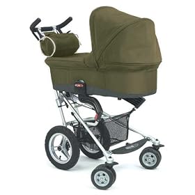 Micralite Fastfold in Olive Green with Carry Cot