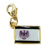 NATIONALFLAG 国旗柄ファスナーホルダー プロイセン王国 【Gold】 07198-7