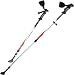 Ultrasport 3 in 1 Ganzjahres Trekking-Wander-Skistöcke, Anti-Shock, Länge 71-145 cm inkl. 3M Reflektor
