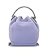 Isaac Mizrahi Womens Fashion Designer Handbags Lileth Leather Drawstring Crossbody Bag with Detachable Strap