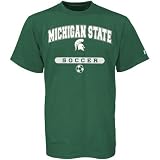 Russell Michigan State Spartans Green Soccer T-shirt