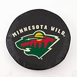 Minnesota Wild NHL Tire Cover Black Size: E10 - 30 x 10 Inch